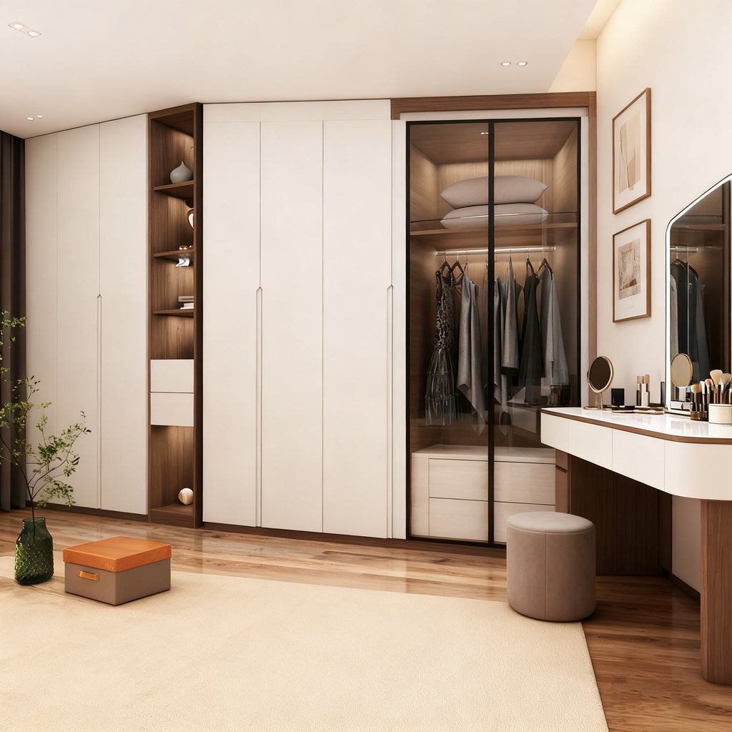 Whole House Custom Aluminum Alloy Wardrobe Welding Board Integrated Cabinet Custom Wine Cabinet Entryway Cabinet TV Cabinet Source Manufacturer