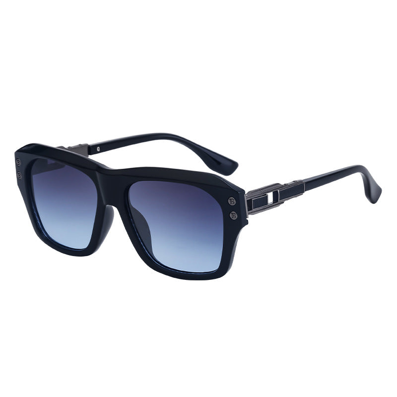 European and American Fashion Large Square Frame Sunglasses for Men High-end Sun Protection Sunglasses Men's Trendy Glasses sunglasses