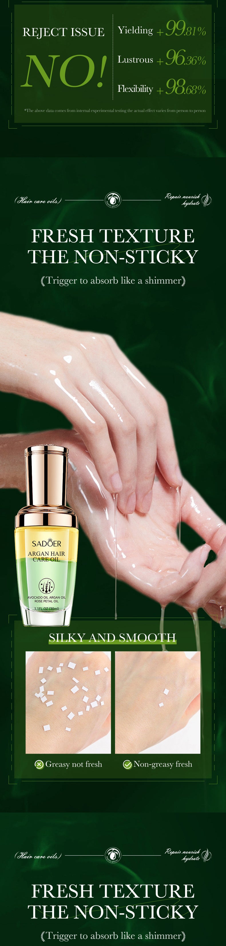 Full English Hair Care Essential Oil30ml SADOER Smooth and Nourishing Hair Care Essential Oil  Wholesale