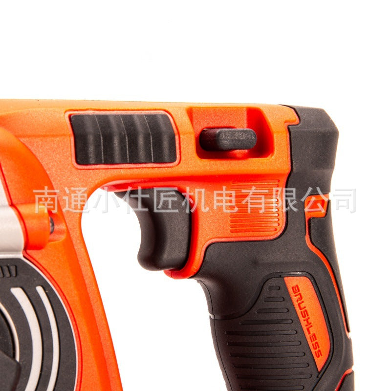 Rechargeable Rotary Hammer Cordless Concrete Drilling Brushless Lithium Battery Heavy-Duty Variable Speed Electric Hammer Electric Pickaxe
