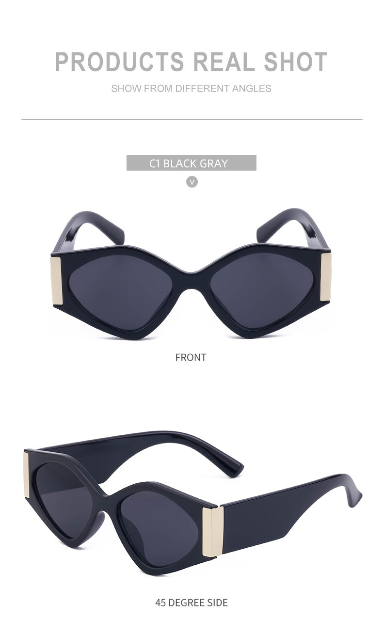 European and American style sunglasses for women trendy high-end feel ins Trendy Fashion Sunglasses for Women Wholesale sunglasses