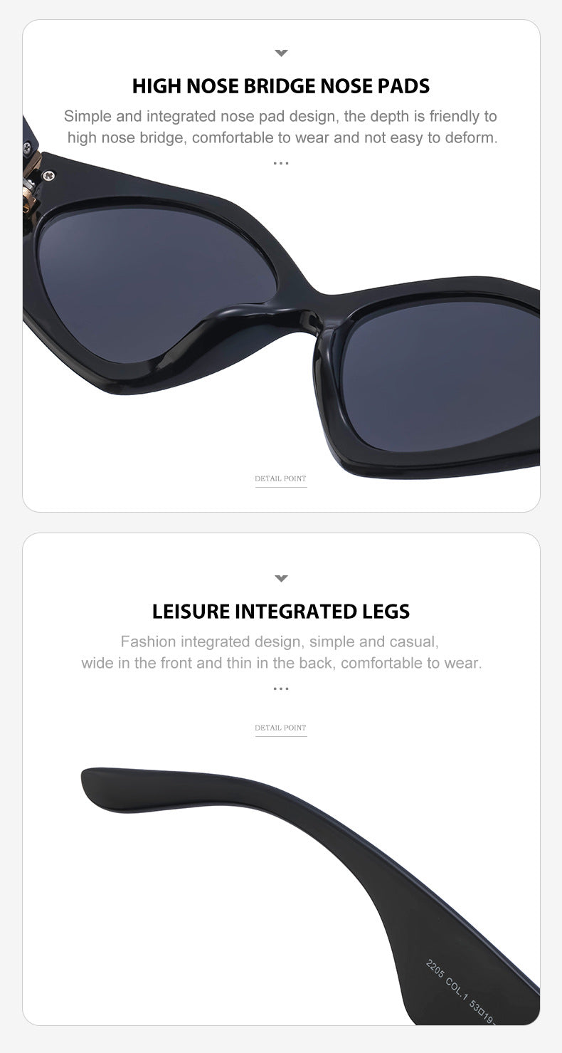 European and American style sunglasses for women trendy high-end feel ins Trendy Fashion Sunglasses for Women Wholesale sunglasses