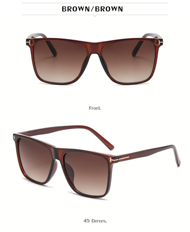 2025New style square frame sunglasses for women with a high-end feel ins Fashionable Men's Sunglasses with UV Protection sunglasses