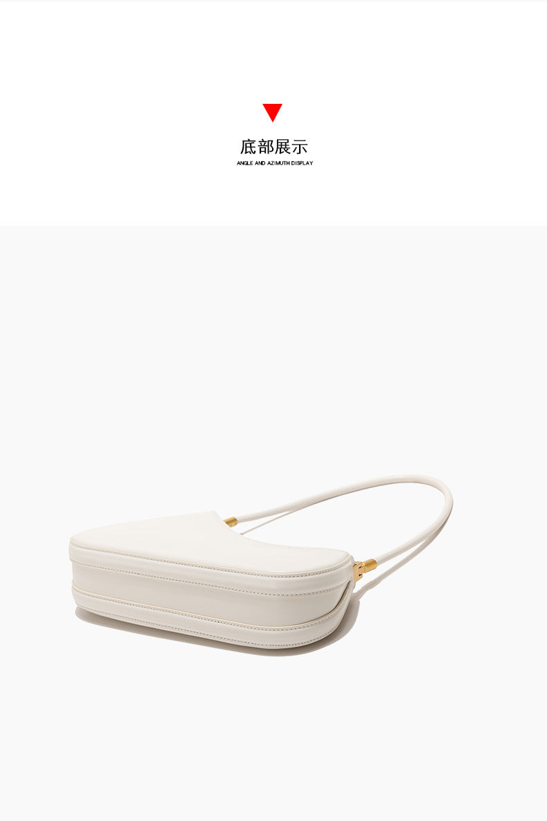 European and American Niche French Retro Underarm Fashion Women's Bag Light Luxury Simple Large Capacity Handbag Women's Single Shoulder Baguette Bag