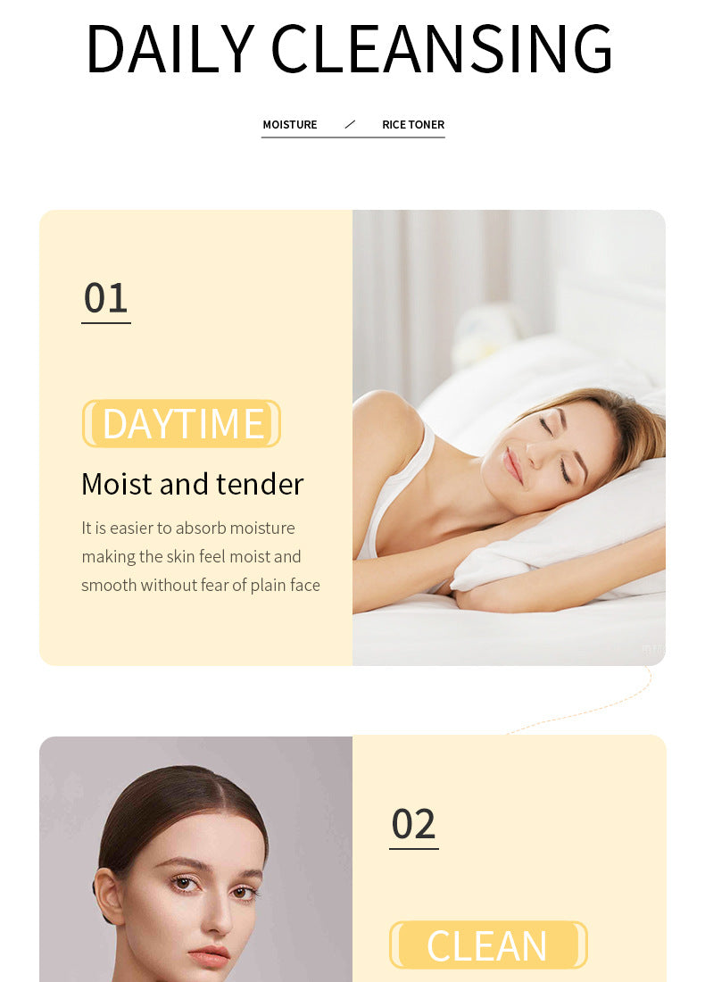 Full English Rice Skincare Set BIOAOUA Rice Puree Series Six-Piece Set Box  Wholesale