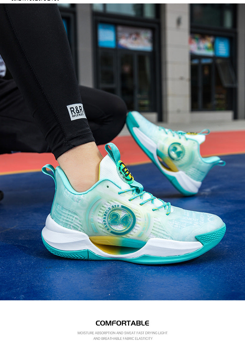 2025New Youth Professional Training Practical Wear-Resistant Basketball Shoes fashion Trend Men's Shoes Cushioning Sports Shoes