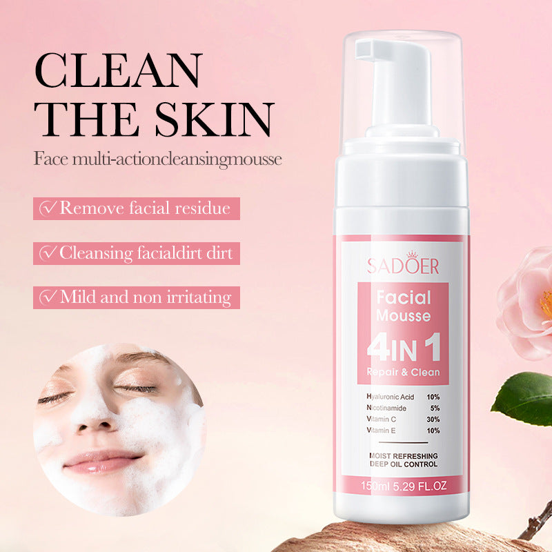 Full English Four-in-One Skincare Series SADOER Moisturizing, nourishing, and rejuvenating face cream essence liquid  wholesale