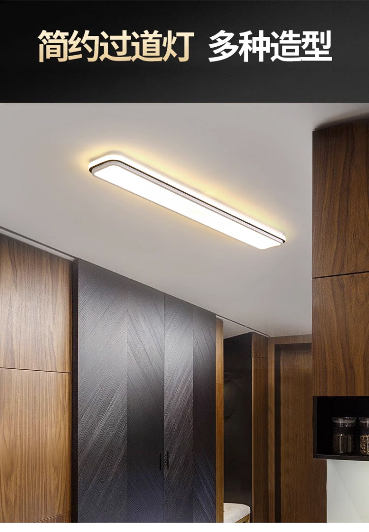 Simple and Modern led Ceiling Light Strip Shape Lamp for Training Room Classroom Gym Car Beauty Lighting Fixture