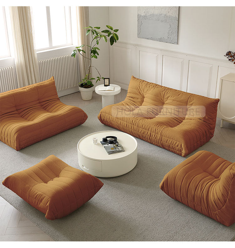 Compression sofa Vacuum Compression Sofa Caterpillar Full Sponge Single Chair Living Room Caterpillar Sofa