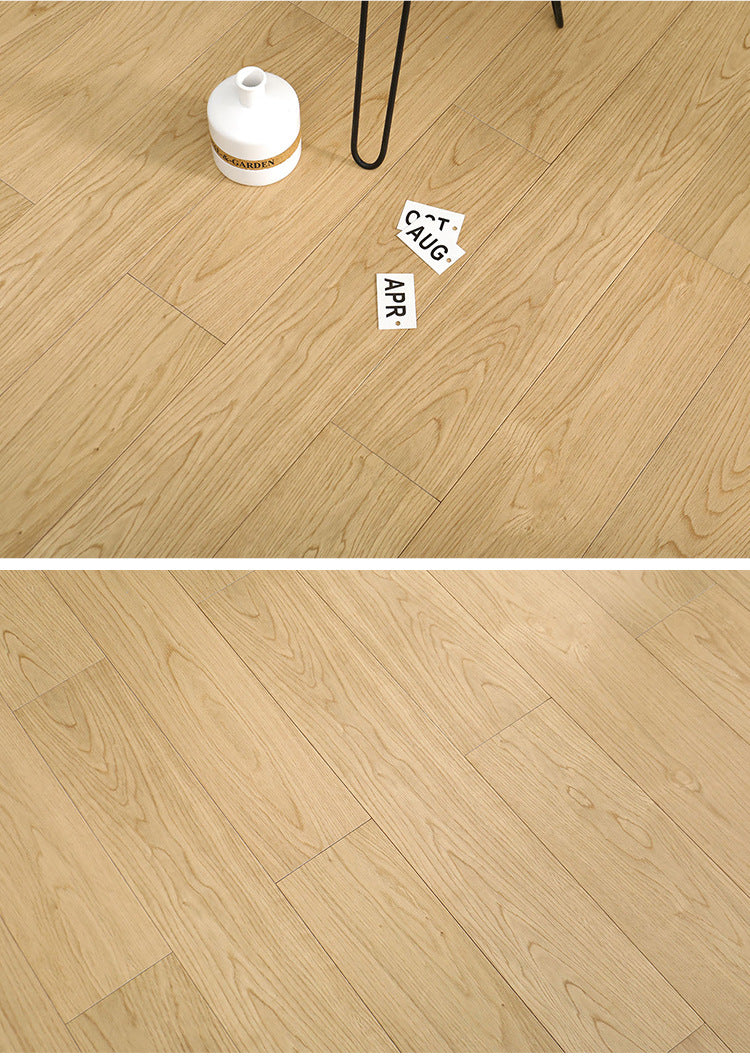 Modern Solid Wood Cream Style Oak Pure Solid Wood Floor Flat Buckle A Grade A Oak3D Flat metallic paint texture
