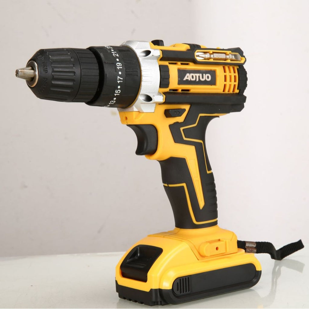 Multi-Function Pistol Drill Lithium Electric Impact Hand Drill Screwdriver Rechargeable Drill Lithium Drill Set