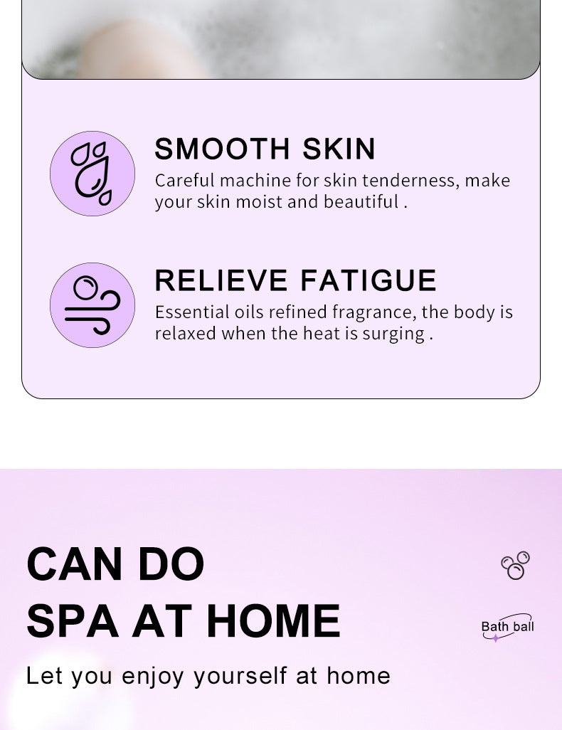 Full English Dried Flower Explosive Bath Salt Ball100gSADOER Clean Fragrance Bath Ball  Wholesale