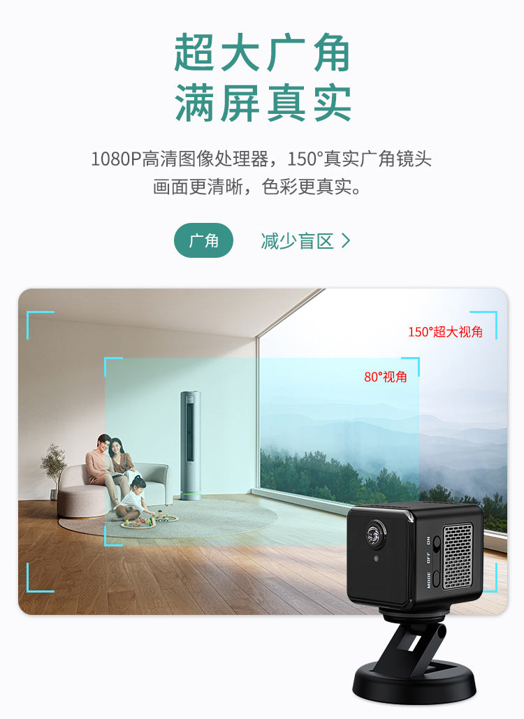 300Wanjia Indoor Mobile Remote Monitoring Camera F101High Definition Battery4G Surveillance Camera