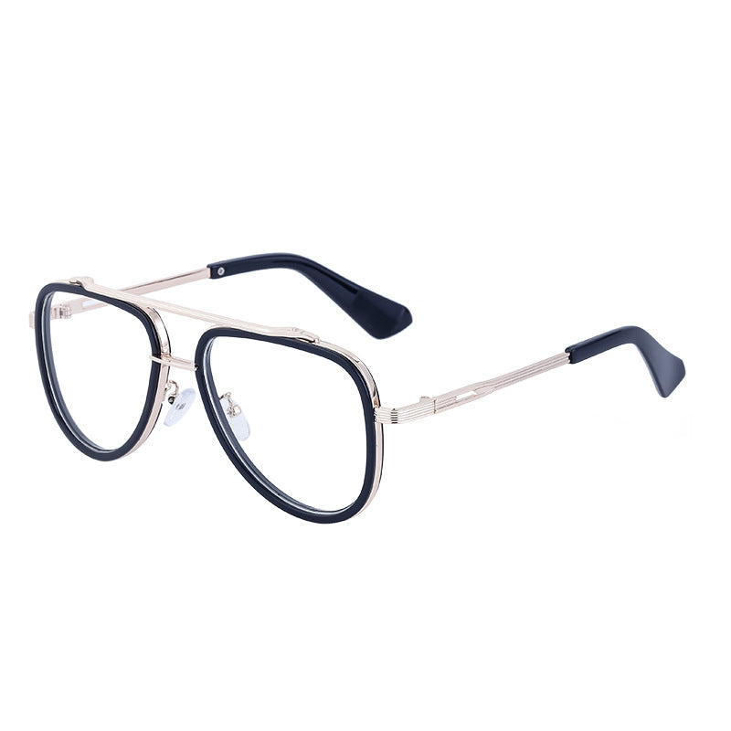 Vintage Double Bridge Aviator Sunglasses for Men Outdoor Driving Sun Protection Sunglasses Wholesale Personality Glasses shades