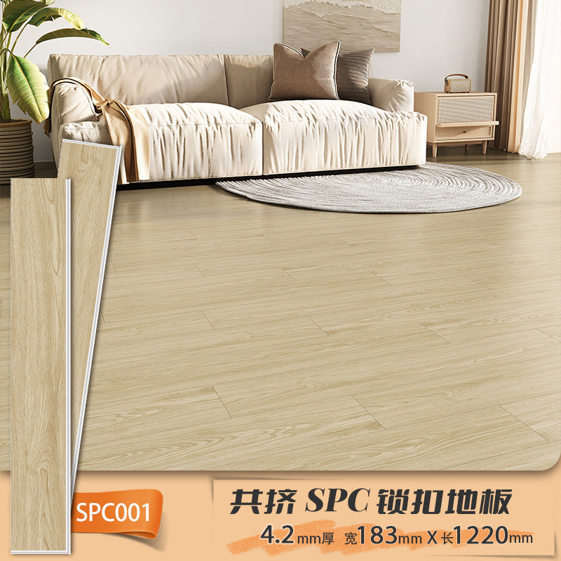 Anti-Slip Waterproof Fireproof Locking Eco-Friendly Flooring Commercial Project spc Stone Plastic Locking Type PVC Stone Crystal Flooring