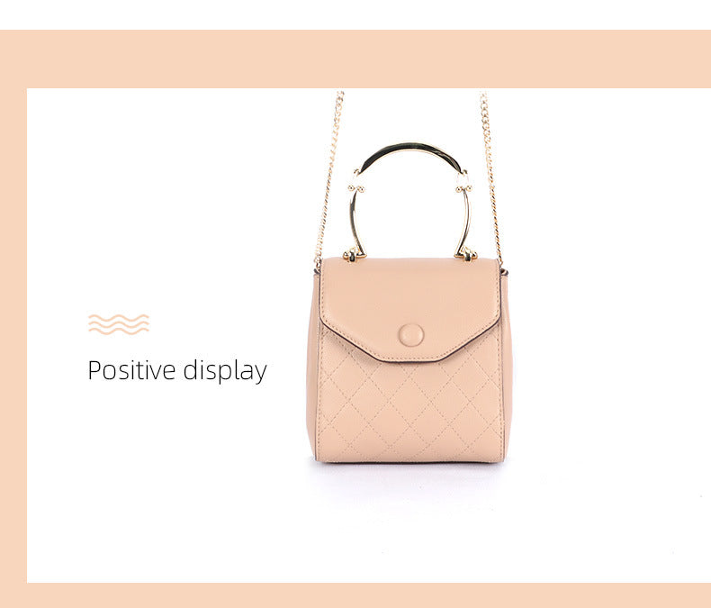 New Fashion Single Shoulder Bag for Women, Large Capacity Small Square Bag, Versatile Chain Handbag, Single Shoulder Crossbody Commuter Bag