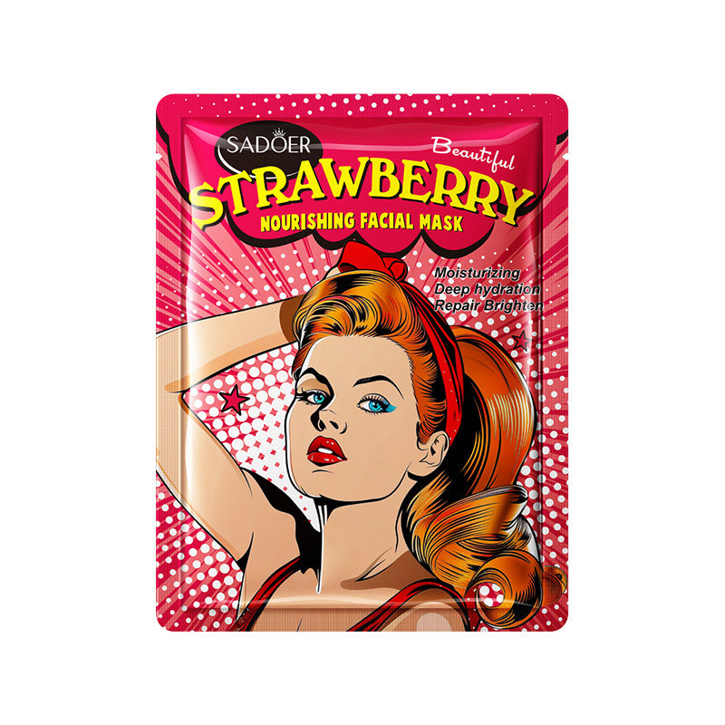 Full English Goddess Mask SADOER Hyaluronic Acid Moisturizing Hydrating Face Mask Sheets Wholesale for  Trade