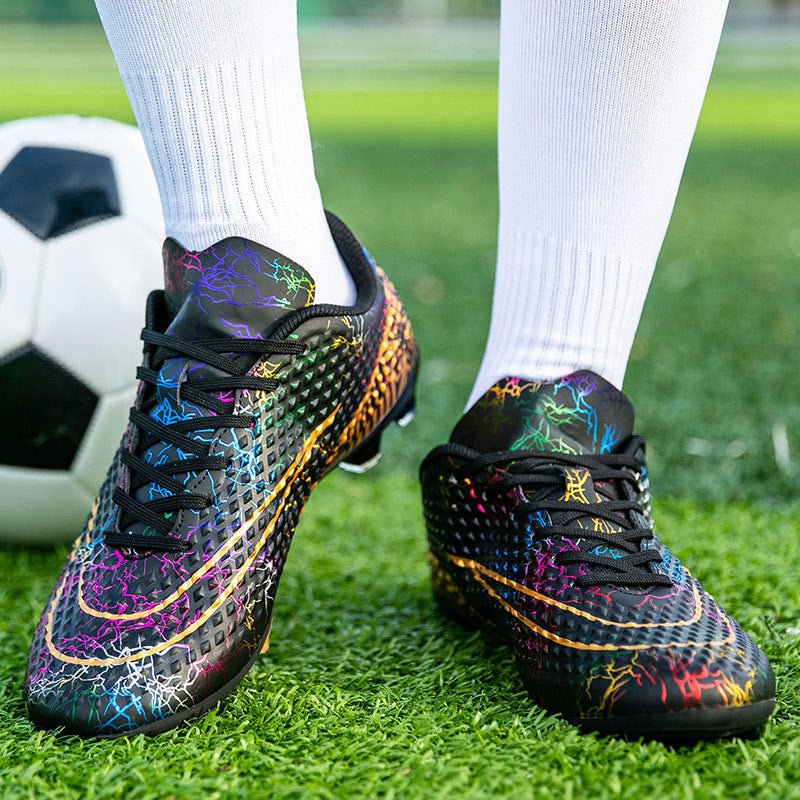 New professional football shoes for men and women AG Spike TF Broken Nail Youth Student Grassland Competition Training Shoes