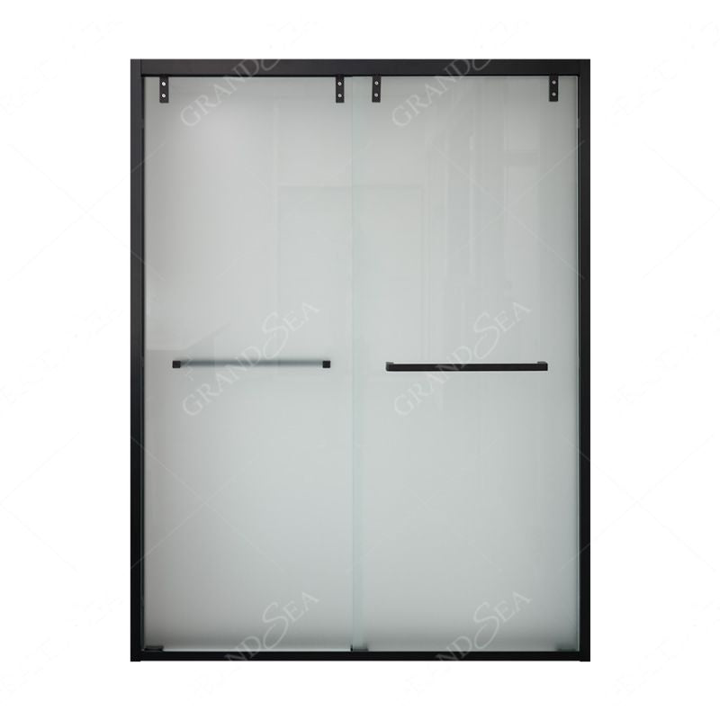 Wholesale Aluminum Stainless Steel Tempered Glass Bathroom Sliding Frameless Shower Door
