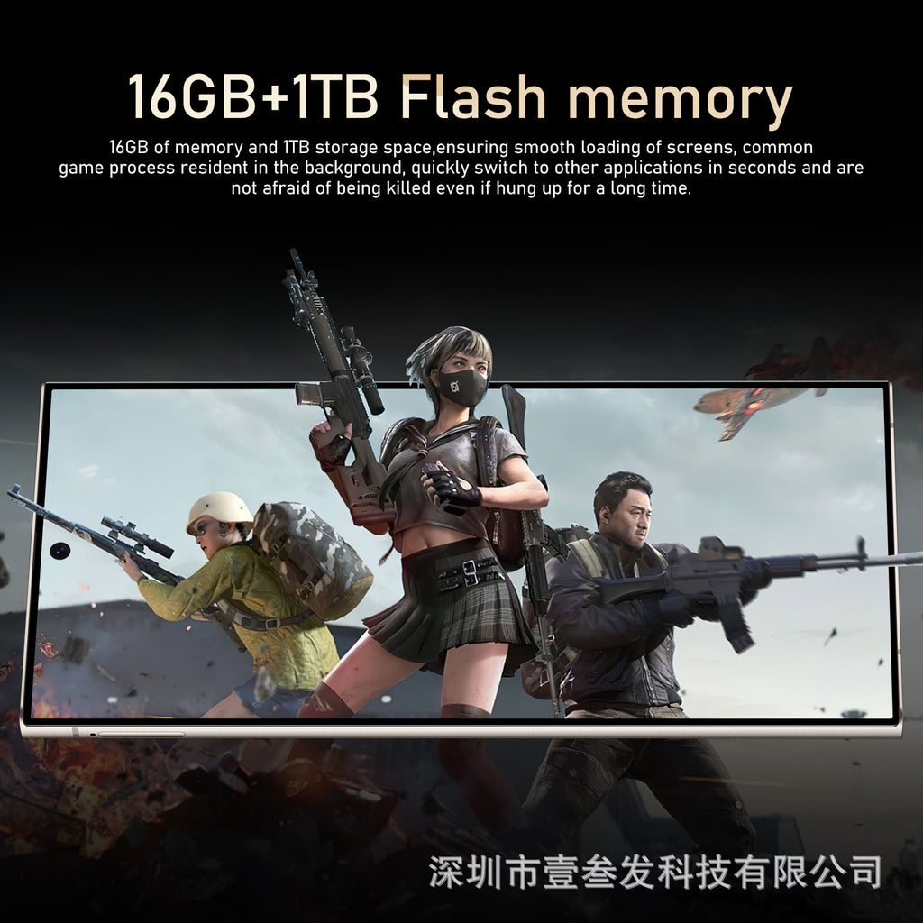 S23 Ultra Popular4+64G 6.8Inch Full HD Screen5G All-in-One New Smartphone