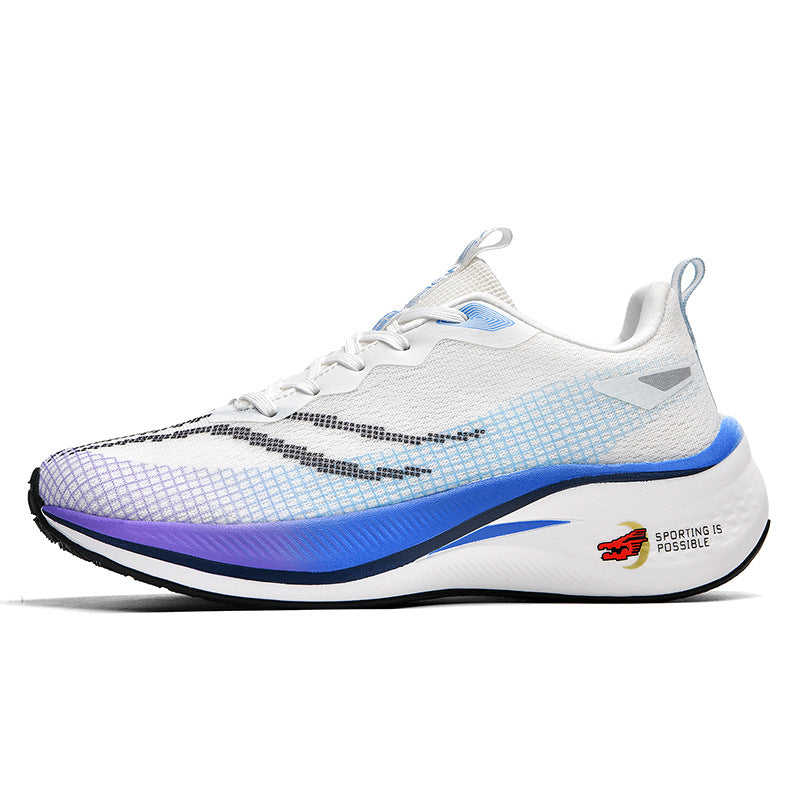 2025Spring and Summer New Style Flying Electric4C Professional Racing Shock Absorption Casual Non-slip Sports Shoes Ultra-light High Elasticity Men and Women Running Shoes