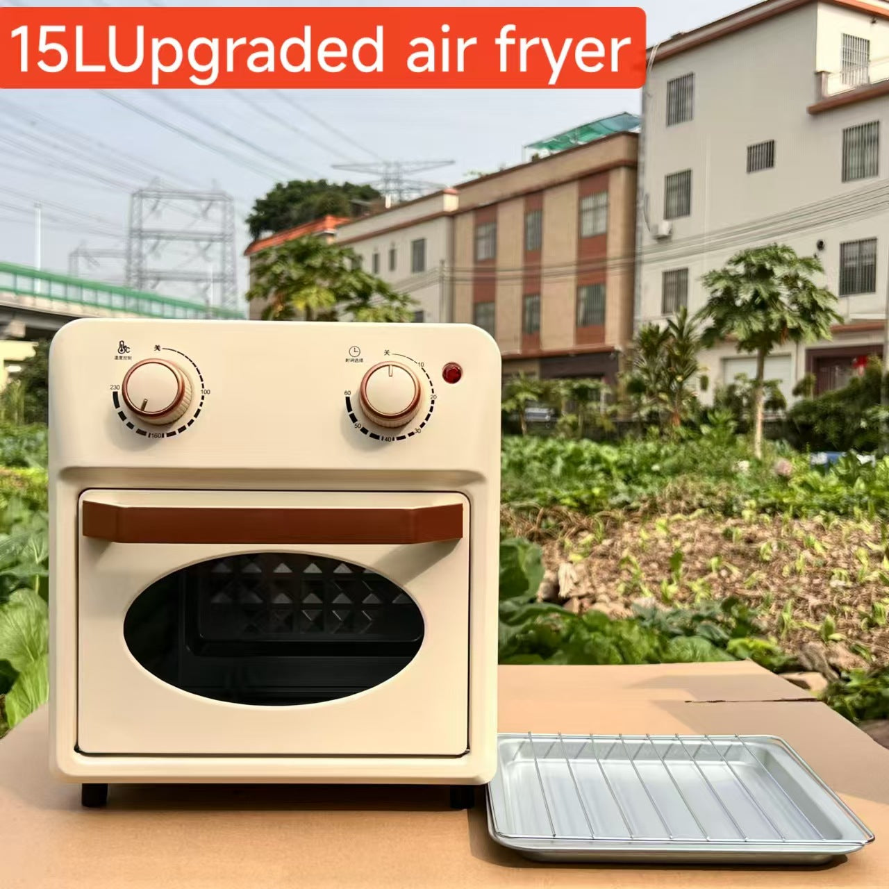 8LAir fryer Multifunctional Smart Touch Screen Oven Large Capacity Air Fryer Electric Fryer French Fries Machine