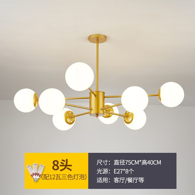 Magic Bean Pendant Light Nordic Dining Room Light Modern Simple Room Master Bedroom Light Creative Living Room Light Elegant Home Wholesale