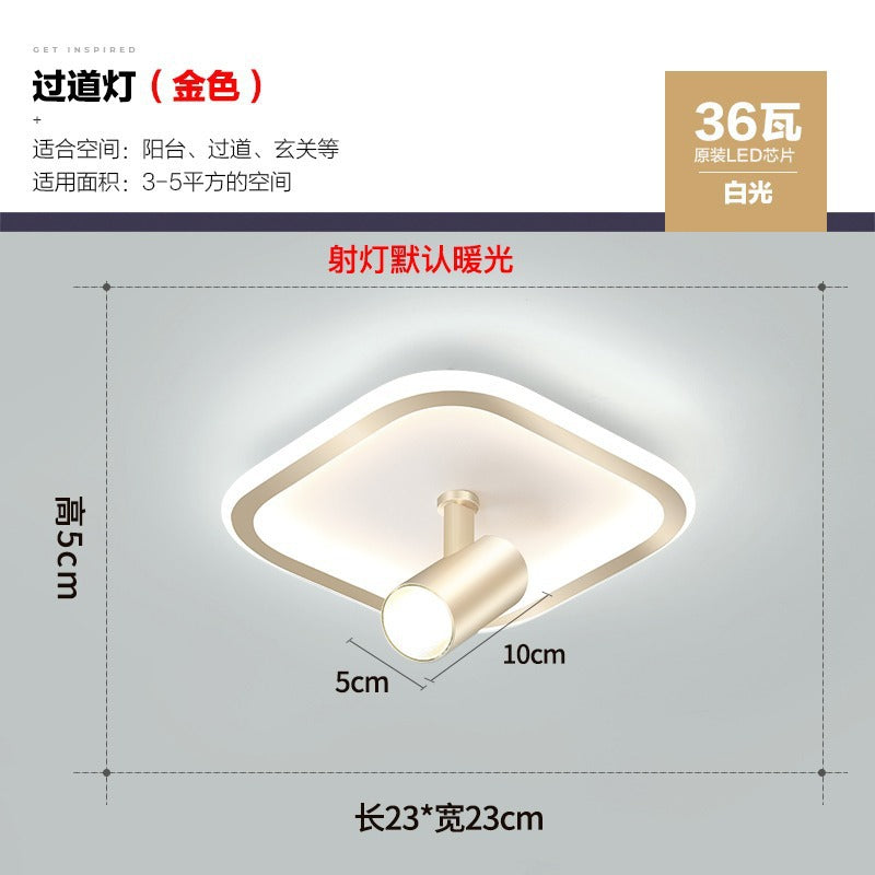 Aisle Light Corridor Light Luxury Balcony led Lamp Creative Background Wall Spotlight Simple Modern Cloakroom Ceiling Lamp