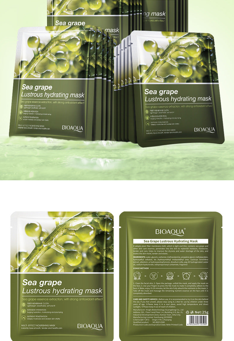 Full English Mask BIOAOUA White Truffle Moisturizing Caviar Nourishing Resurrection Grass Hydrating  Wholesale