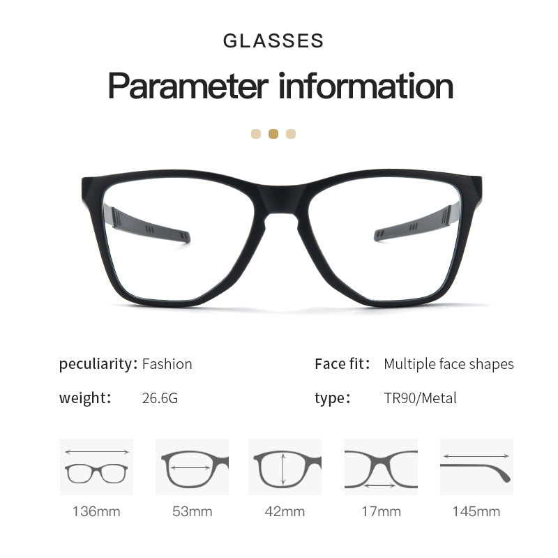 TR Metal Frame Glasses Wholesale New Sports Glasses Export Ready Cycling Glasses