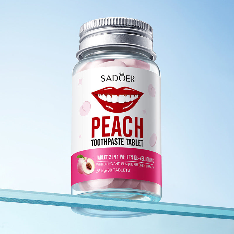 All-English Solid Toothpaste Series SADOER Sakura Whitening Anti-Yellowing Teeth Cleaning Toothpaste  Wholesale