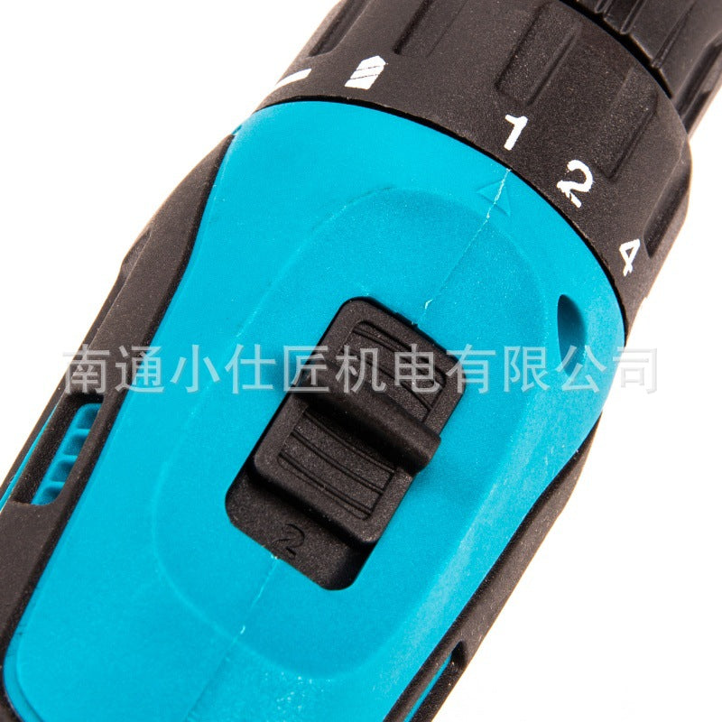 Manufacturer Supply Lithium Battery Rechargeable Pistol Drill Cross-Border Household Portable Multi-Function Electric Screwdriver Lithium Drill