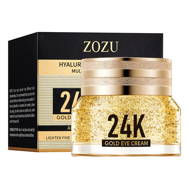 24K Gold Eye Cream ZOZU Hyaluronic Acid Improves Dark Circles and Eye Wrinkles  Wholesale