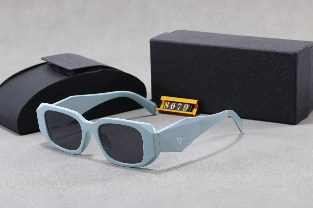 New P Home Sunglasses Europe and America ins Fashion Trade Sunglasses Cat Eye Small Frame Retro High-end Feel2660Same Style