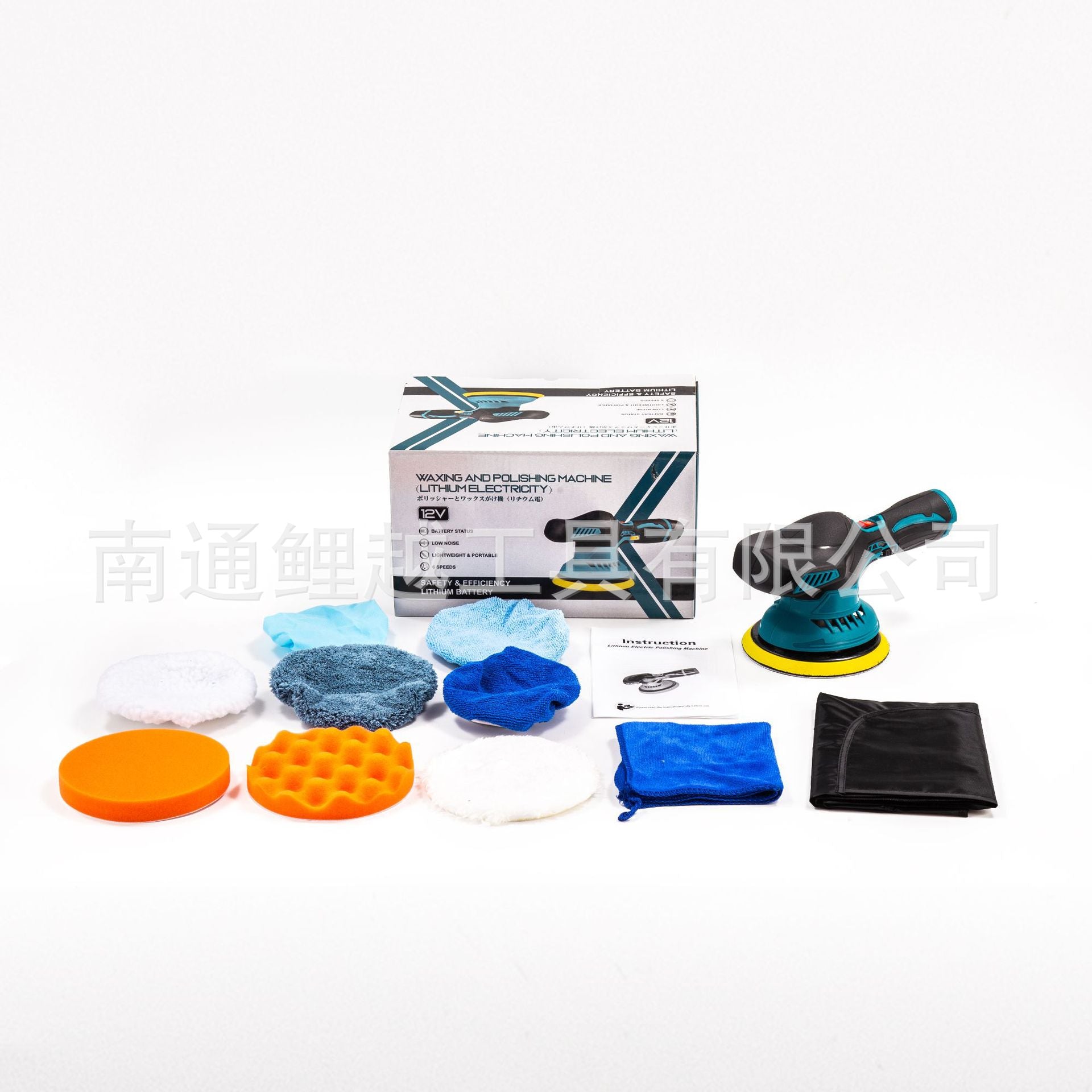 Lithium Electric Polishing Machine12V Cordless Car Waxing Machine Portable and Practical Luxury Set Electric