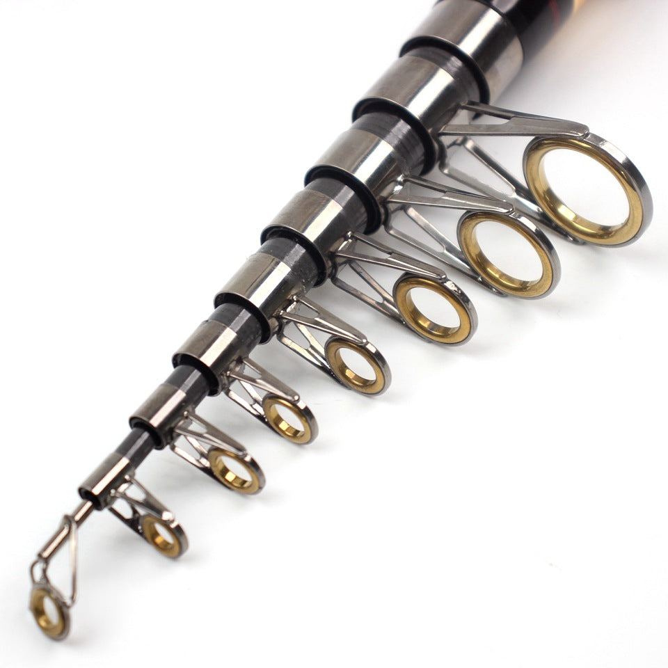 Ultra-short Ultra-hard Small Sea Rod Straight Handle Retractable Fishing Rod Boat Fishing Rock Fishing Long Casting Rod Can Be Put In Pocket