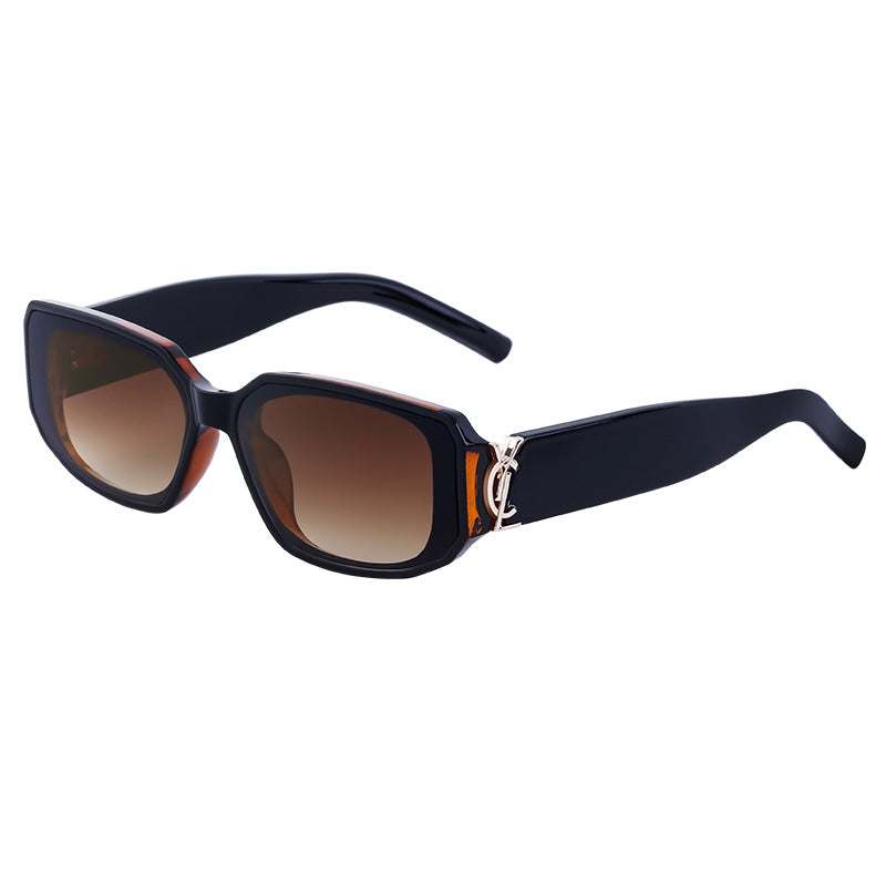 European and American fashion narrow frame sunglasses for women INS Street style square sunglasses for women wholesale sunglasses