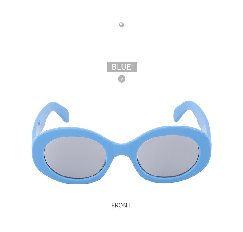 Fashion Round Frame Sunglasses for Women Trendy European and American Style ins Small frame sunglasses for women outdoor sun protection glasses shades