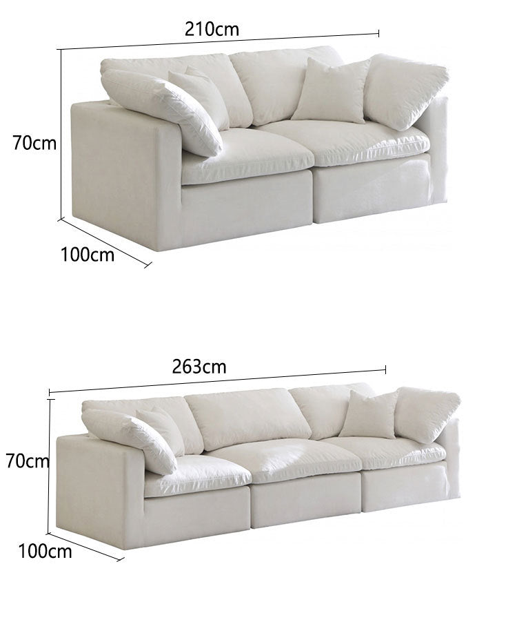 CompressionSofa Vacuum Compression Roll Pack Fabric Sofa Corduroy Living Room Sofa Cloudsofa