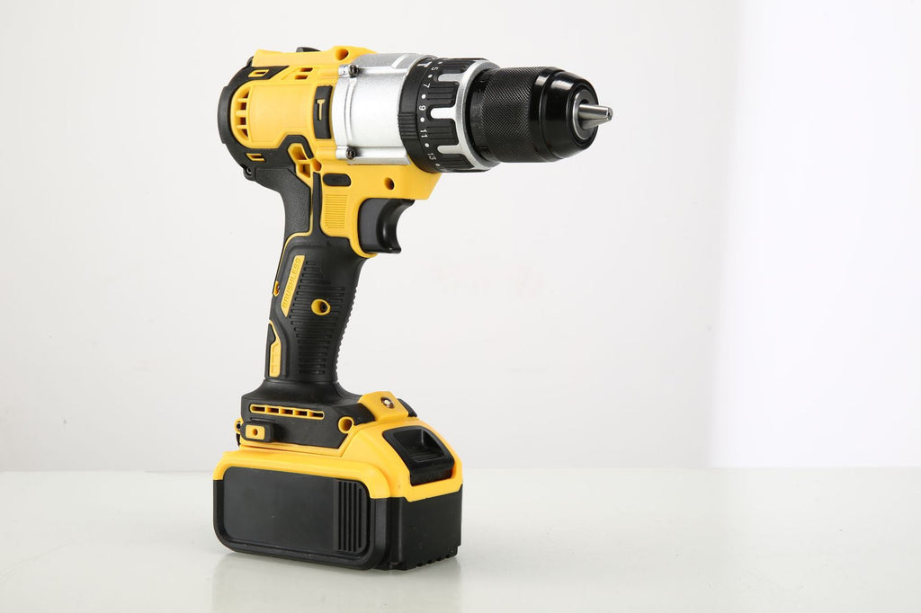 Multifunctional lithium battery tool two-piece set21V Brushless Angle Grinder Rechargeable Electric Impact Hand Drill