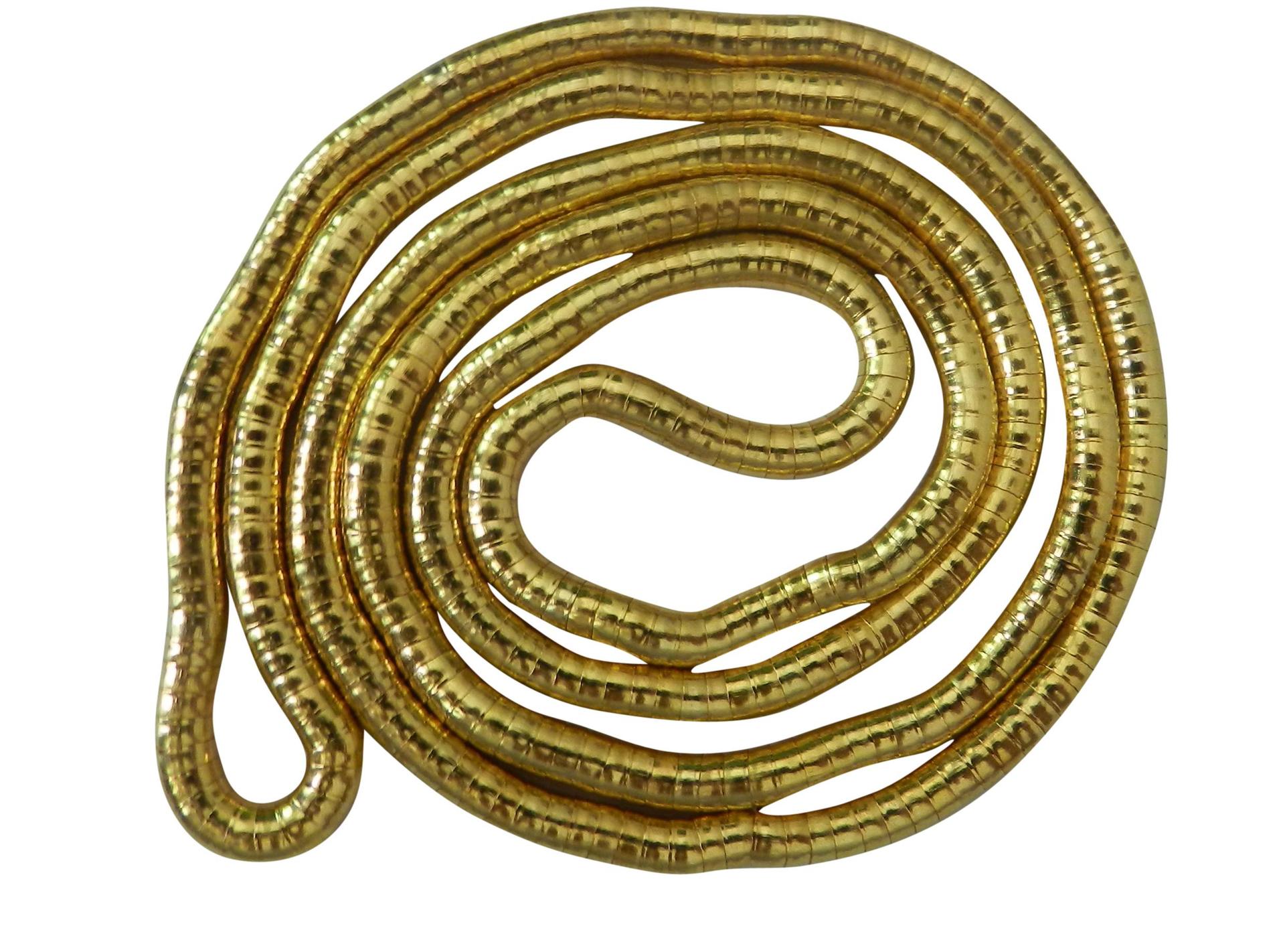 Europe and America choker Alloy Necklace for Women Snake Year Gift Jewelry Snake Bone Chain Freely Bendable Snake Shape Necklace