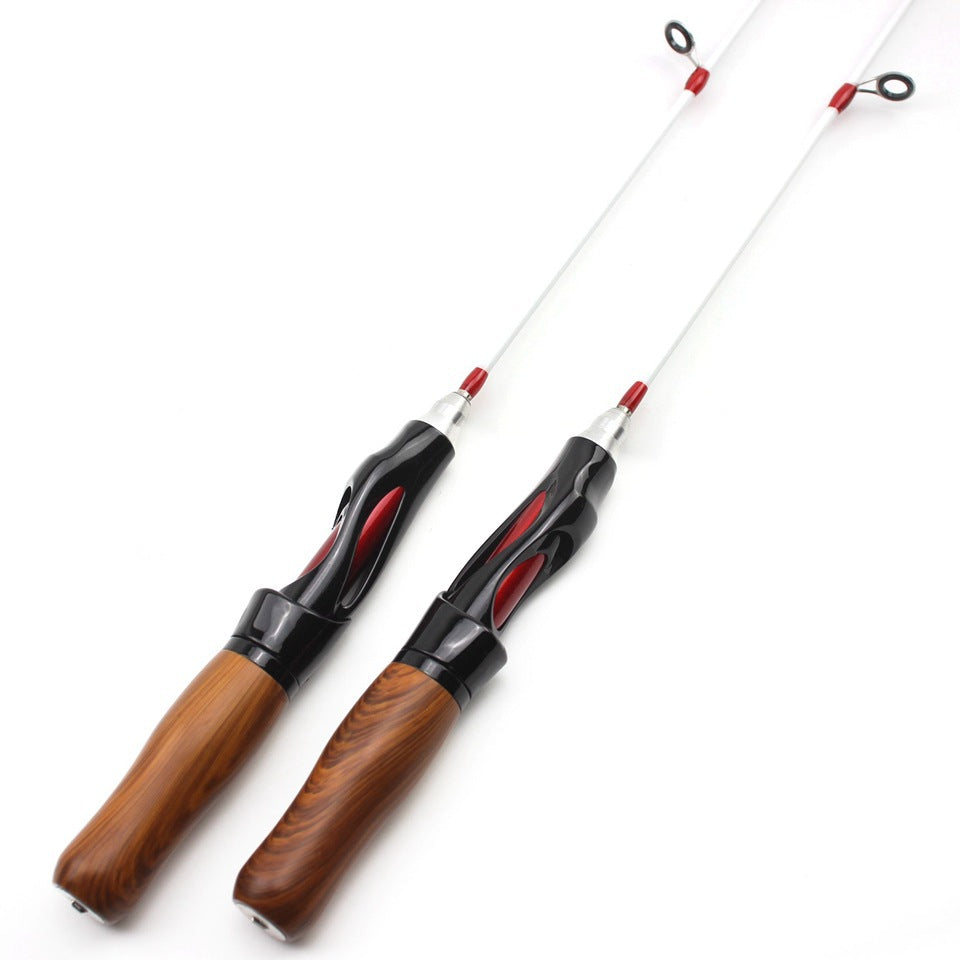 One Piece Ice Fishing Rod Winter Fishing Rod Shrimp Rod Raft Rod Boat Rod Fishing Rod Spinning Reel Fishing Gear Set