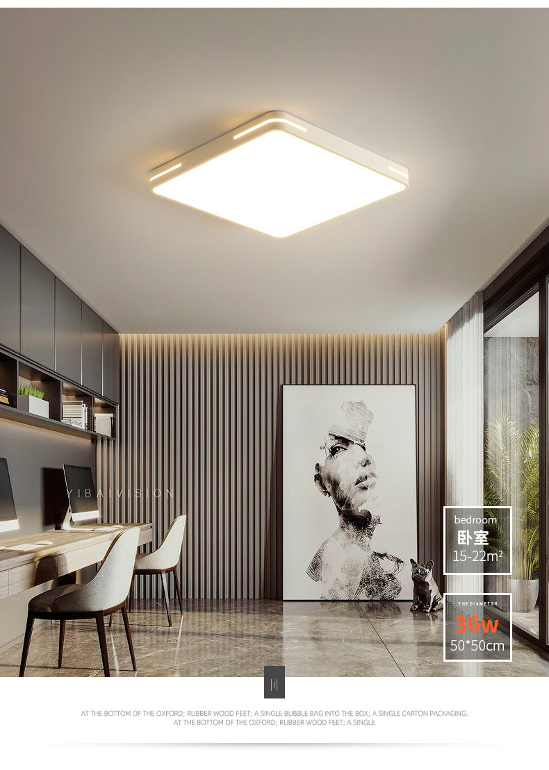 New led Living Room Ceiling Light Nordic Round Bedroom Light Simple Study Room Light Dining Room Balcony Lighting Fixture