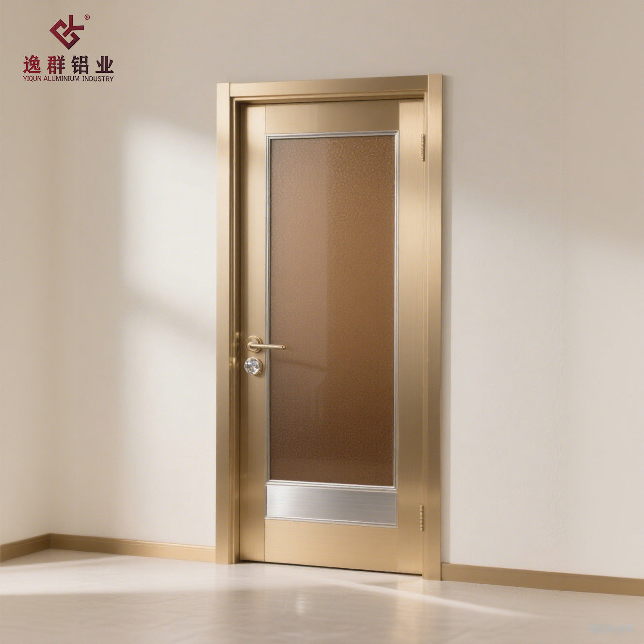 Aluminum Alloy Door Eco-friendly Paint-free Interior Room Door Engineering Door Classroom Door Plywood Hotel Customized Moisture-proof Durable