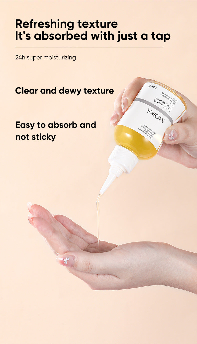 Glycolic Acid Essence Skin Care Acne Water Shrink Pores Facial Rejuvenation Original Solution Moisturizing Brightening