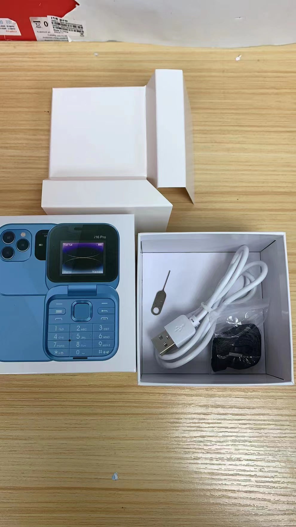 i16Pro Mobile Phone Foreign Language Folding Flip Button Phone Multi-Language