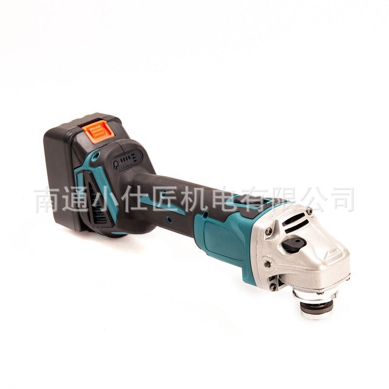 Cross-Border Foreign Trade Dropshipping Cordless Lithium Battery Angle Grinder High-Power Industrial Grade Cutting Grinding Angle Grinder for Home Use