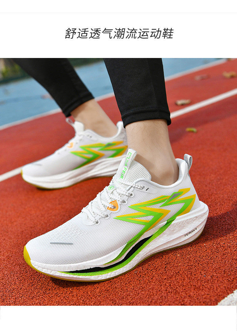 New Feiran Ultra-light Comfortable Breathable Unisex Casual Running Shoes with Real Carbon Plate Cushioning and Anti-slip Couples Sports Shoes