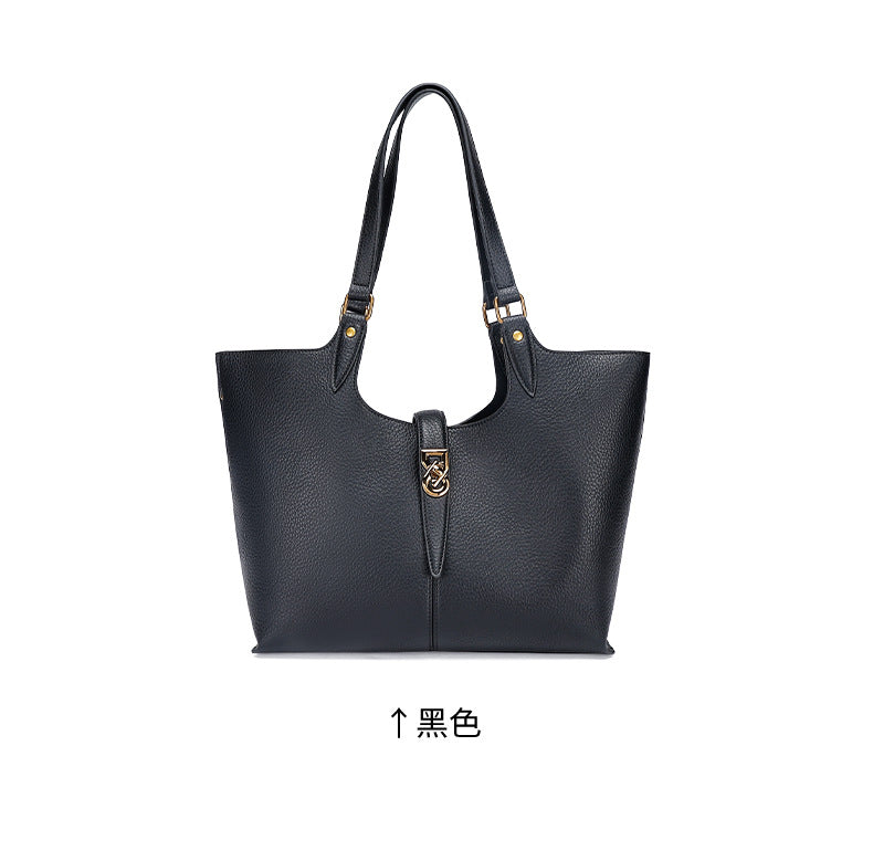 European and American Trendy High-End Single Shoulder Fashion Women's Bag Versatile Handbag Basket Bag Light Luxury Niche Commuter Crossbody Bag