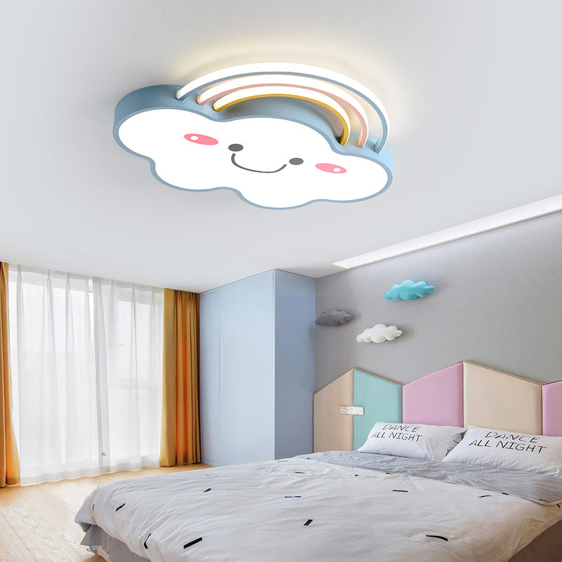 Children's Lamp Eye Protection Cartoon led Ceiling Lamp Boys Girls Kindergarten Lamp Iron Art Room Bedroom Lamp Wholesale